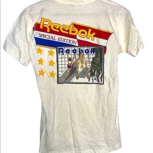 Vintage Reebok Special Edition Olympics Larry Bird T Shirt Single Stitch Size S